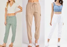 "Please check our US number size regarding our S/M/L: Small (US 2-4), Medium (4-6), Large (8-10) Jogger Linen Pants features Cargo Pockets. Cargo Linen Pants with Elastic Waistband, side Real Pockets and Adjustable Waist String. Premium Quality Linen Pants comes in Mint, Khaki and White from Small to Large Size. Model is Wearing Size Small. Model: 5'9\" 32C bust, 25\" waist, and 36\" hips. 55% Linen, 45% Viscose Top to Bottom - 36\" Inseam - 25\" Rise - 11\" Measured on a size S Perfect, Soft Co Trendy Cargo Pants For Summer Day Out, Trendy Summer Cargo Pants For Day Out, Trendy Summer Leisure Pants, Summer Cargo Pants With Elastic Waistband For Vacation, Summer Cotton Cargo Pants For Day Out, Summer Linen Cargo Pants With Elastic Waistband, Casual Summer Cargo Pants With Drawstring, Summer Relaxed Fit Cargo Pants With Drawstring, Summer Loungewear Cargo Pants With Elastic Waistband