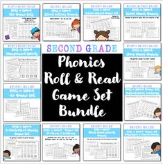 the phonics roll and read game set bundle