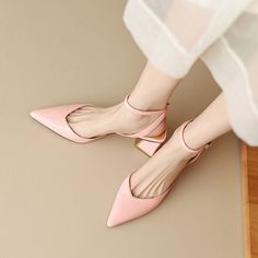 CHIKO Jalessa Pointy Toe Block Heels Slingback Shoes feature leather, suede upper, leather lining, rubber sole. Heel height is approx. 2.5" (6 cm) Co Ord Suit, Comfortable Ballet Flats, Heels Slingback, Chiko Shoes, Backless Dress Summer, Wedding Pumps, Leather Wedding, Low Heel Sandals, Slingback Shoes