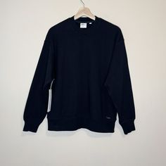 Tna Terry Fleece Boyfriend Crew Sweatshirt. Black. Boyfriend Fit. French Terry Fleece. Lightweight. Crewneck. Pullover Sweatshirt. Brand New. Nwt. Pit To Pit: 21” Shoulder To: 25.5” I Have A Lot Of Aritzia Listed In My Closet, Bundle For Bigger Savings! Navy Long Sleeve Sweatshirt With Ribbed Collar, Navy Long-sleeve Sweatshirt With Ribbed Collar, Fleece Crew Top With Ribbed Collar, Sporty Long Sleeve Sweatshirt With Ribbed Neckline, Crew Sweats For Winter Layering, Black Crew Sweater With Ribbed Neckline, Navy Athleisure Sweatshirt With Ribbed Cuffs, Cozy Crew Neck Streetwear Top, Cozy Crew Neck Top For Streetwear