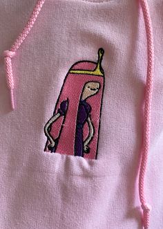 ✰UNISEX✰Hand drawn and designed✰Embroidered ✰Super soft and comfy! Bubblegum And Marceline, Marceline And Princess Bubblegum, Marceline And Bubblegum, Embroidery Hoodie, Princess Bubblegum, Embroidery Sweatshirt, Embroidered Clothes, Embroidered Sweatshirt, Embroidered Sweatshirts