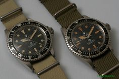 Vintage Dive Watches, Rolex Vintage, Nato Strap Watches, Nice Watch, Nice Watches, Men Stuff, Nato Strap, Vintage Rolex