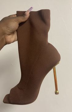 LeAnna Booties - Foxy And Beautiful Open Toe High Heels, Bootie, High Heel, Open Toe, High Heels, Heels, Boots, Knitting