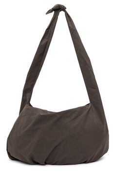 SSENSE Exclusive Brown Knotted Bag by AMOMENTO on Sale Chanel Bag Classic, Brown Fits, Timeless Wardrobe Staples, Classic Handbags, Bags Aesthetic, Classic Bags, Blue Quilts, Nylon Bag, Womens Tote