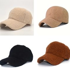 Keep Your Head Warm And Stylish With This Women's Fuzzy Baseball Cap Made With Fuzzy Material, This Cap Is Soft To The Touch And Comfortable To Wear For Extended Periods Of Time And Will Be A Versatile Accessory For Any Outfit Great For Outdoor Activities, Sports Events, Or Simply Running Errands, This Cap Is A Must-Have For Any Fashion-Forward Woman Casual Brimmed Baseball Cap For Winter, Casual Warm Cream Hat, Trendy Brown Baseball Cap For Winter, Trendy Brown Winter Baseball Cap, Casual Beige Baseball Cap For Winter, Trendy Warm Beige Hat, Warm Cream Cap, Trendy Winter Baseball Cap, Trendy Beige Brimmed Baseball Cap