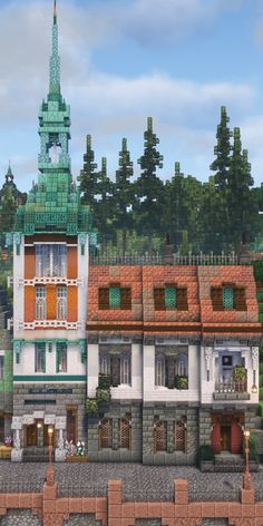 Another addition to the seaside town with this tower and apartment complex using the new pale wood!