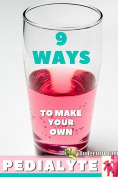 9 simple ways to make your own Pedialyte replacement drink to help stay hydrated and nourished. Home Made Pedialyte, Crystal Light Drinks, Homemade Pedialyte, Healing Teas, Sickness Remedies, Herbal Bath Tea, Throat Remedies, Drink Party