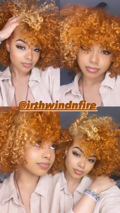 Orange And Blonde Skunk Stripe Hair, Ginger Hair With Skunk Stripe Black Women, Curly Hair Color Ideas For Mixed Women, Ginger Hair Black Women Skunk Stripe, Skunk Stripe Short Curly Hair, Orange And Blonde Curly Hair, Orange Blonde Hair Black Women, Orange Blonde Curly Hair, Black And Blonde Curly Hair Black Women