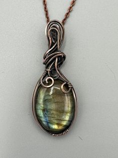 Cheap Bohemian Wire Wrapped Necklaces, Modern Luxury Wire Wrapped Jewelry, Cheap Wire Wrapped Dangle Necklaces, Luxury Modern Wire Wrapped Jewelry, Luxury Wire Wrapped Jewelry For Formal Occasions, Cheap Bohemian Wire Wrapped Necklace, Labradorite Necklace Wire Wrapping, Luxury Wire Wrapped Elegant Necklaces, Luxury Wire Wrapped Round Pendant Necklace