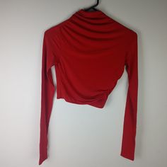 New With Tags!! Good Condition!! 71% Viscose 21% Polyester 8% Elastane Mock Neck Top, Mock Neck, Womens Tops, Tags, Red, Women Shopping, Color