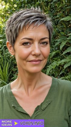 23 Embrace Boldness: Top Very Short Pixie Haircuts for 2024 - Trends Ideas voxen.info Fringe Pixie Haircut, Stacked Pixie Haircut Back View, Natural Curly Pixie Cut, Spikey Short Hair, Haircut Gray Hair, Styles For Black Women, Short Textured Hair