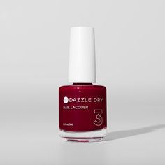 Fast Track Cherry – Nail Lacquer by Dazzle Dry Dazzle Dry Nail Polish Colors, Dazzle Dry Nail Polish, Dazzle Dry, Cherry Nail, Cherry Nails, Dry Nail Polish, Sodium Lauryl Sulfate, Fast Track, Nail Polish Colors