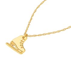 Description: 14k Solid Gold Mini Ice Skate Winter Sports Figure Skating Dainty Pendant Necklace - Minimalist Item No.: B2189 Metal Type: 14k Solid Gold Metal Color: Yellow Gold Measurement: 16"-18" Adjustable Length Chain. Est. Weight: 1.0 Grams Brand New Dainty Pendant Necklace, Ice Skate, Ring Chain, Inspired Necklace, Average Weight, Yellow Gold Chain, Lovers And Friends, Chain Ring, Winter Sports