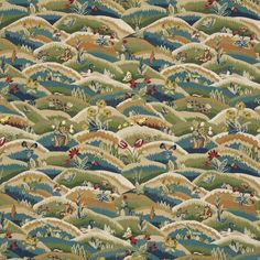 Schumacher Gerry Embroidery Fabric | Perigold Schumacher Family, Schumacher Fabric, Nate Berkus, Hospitality Projects, Fine Linen, Rolling Hills, Embroidery Fabric, Flora And Fauna, Once Upon A Time