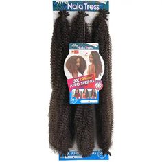 Twist, Faux locks, ou simple Crochet Braids, découvrez les mèches Afro Spring de la collection Afro Nala Tress de Janet Collection. Des longues mèches afro crépues versatiles qui permettent de faire toutes vos coiffures protectrices. Vendues par paquet de 3. 36 pouces, 18 pouces si pliées 100% Kanekalon Nattes, Twist Out, Braid Out, Faux locs Butterfly Rajouts Pré-Séparés Paquet de 3 mèches Entre 2 et 5 paquets de mèches pour une tête Les mèches sont pré-séparées pour une installation plus facil Faux Locs Butterfly, Afro Spring Twist, Marley Twist, Faux Locks, Marley Twists, Braid Out, Simple Crochet, Twist Out, Faux Locs