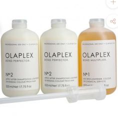 New In Box Authentic & Sealed Olaplex Salon Intro Kit. Condition Is "New” Steps 1 & 2 Of The Revolutionary, 3-Step Olaplex Professional System In A Salon Introductory Kit. Olaplex Lets You Lighten Your Client’s Hair To Levels Never Thought Possible Before, Without Compromising The Integrity Of The Hair. Salon Intro Kit Is Perfect For In-Salon Use For Up To 140 Applications. (1) 17.75oz. Olaplex Bond Multiplier No. 1 (2) 17.75oz. Olaplex Bond Perfector No. 2 Stylist Kit, Hair Kit, Strong And Healthy, Body Organs, Makeup Obsession, Hair Repair, Strong Hair, Silky Hair, Eindhoven