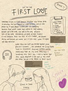 the first love poem is written on paper