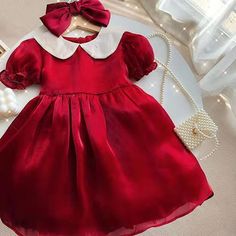 Girl's Clothing Red / 110 (4-5T) Red Princess Dress Red Frocks For Kids, Kids Princess Dresses, Red Princess Dress, Princess Dress Red, Mermaid Maternity Dress, Red Frock, Tutu Dress Costumes, White Maternity Dresses, Party Gown Dress