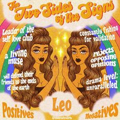 two women with their hands together in front of a rainbow colored background and the words leo