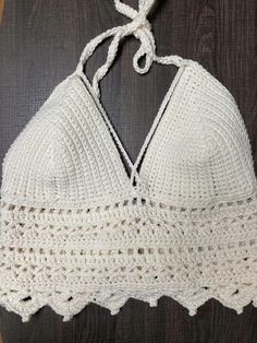 Cute Crochet Halter Top! Perfect for festivals! Handmade! Fitted Crochet Top For Festivals, Handmade Fitted Crochet Top For Spring, Bohemian Crochet Tops For Party, Fitted Casual Crochet Top For Festival, Casual Fitted Crochet Top For Festival, One Size Crochet Top For Spring Festival, Handmade Yarn Crochet Top For Summer, Fitted Hand Knitted Tops For The Beach, Summer Handmade Crochet Top