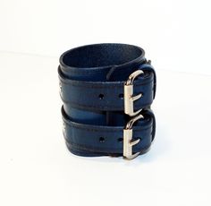 Unique blue leather bracelet! Very comfortable & easy to wear. Size: Wirst size: 6-8.5 inches(16-22cm) Width: 2.55 inch (6.5 cm) Color: blue. Material: genuine leather(leather is produced in Italy). If you have any questions please write! Blue Leather Bracelet For Gifts, Blue Leather Bracelet As Gift, Adjustable Blue Leather Cuff Bracelet, Adjustable Blue Leather Bracelets, Adjustable Blue Leather Strap Bracelets, Blue Leather Bracelet As A Gift, Modern Blue Leather Bracelet Gift, Accessories Blue, Men Bracelet