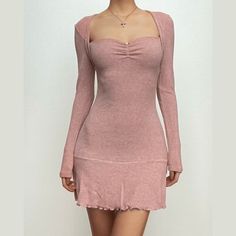 Please refer to our sizing chart for a guideline when choosing a size. 5 business days order processing time. 70% viscose fiber 30% spandex. Tube Mini Dress, Sheer Mesh Dress, Mini Tube Dress, Ruffle Mini Dress, Crop Top Blouse, Pink Mini Dresses, Cutout Dress, Dress Suits, Cami Dress