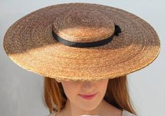 The Chenuit Hat - Grande Boater Hat w/ Wide Brim Hat For Races - Ladies Day - Royal Ascot Hat - Weddings by AndTheyLovedHats on Etsy https://www.etsy.com/listing/227002757/the-chenuit-hat-grande-boater-hat-w-wide Kentucky Derby Wedding, Boat Hat, Straw Boater Hat, Royal Ascot Hats, Straw Boater, Couture Hats, Ascot Hats, Boater Hat, Love Hat