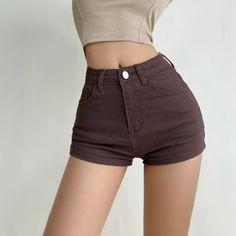 Get ready to heat things up with our Women's Hottie Solid Color Shorts. Made with quality and style in mind, these shorts will be your new go-to for any summer day. Don't sacrifice comfort for fashion, these shorts have it all. Features: -50% Polyester,30% Cotton -High-rise Waist -Solid Color -Regular Fit -Classic Style