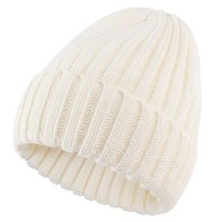 PRICES MAY VARY. 100% stretchable acrylic,warm and comfortable Rib-knit construction for added stretch and comfortable fit,one size fits most Winter must-have beanie hat for women and girls, warm, cozy and stylish.Variety of color combinations,easy to go with your different clothes Perfect for any indoor and outdoor activities,such as shopping,traveling,skiing,snowboarding,sledding and any more others Recommend hand washing and spot cleaning for best results,do not use chemical detergent to wash Winter Caps, White Beanie, Snow Hat, Winter Must Haves, Ski Cap, Beanie Hats For Women, Watch Cap, Warm Winter Hats, Cuffed Beanie