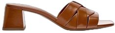 Elegant Zara Sandals For Vacation, Brown Formal Summer Mules, Formal Brown Summer Mules, Brown Formal Mules For Summer, Elegant Summer Mules By Zara, Elegant Brown Summer Mules, Chic Brown Low Heel Sandals, Elegant Zara Mules For Summer, Chic Brown Sandals With Low Heel