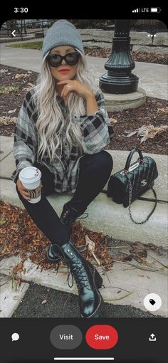 Look Rock, Fall Fits, Woolen Coat, Fall Fashion Outfits, Mode Inspiration, Winter Looks, Fall Winter Outfits, Fall Wardrobe, Outfits Casuales