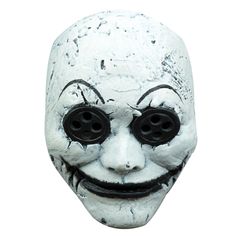 Latex Mask Ghoulish Productions, Painted Handmade in Withe, Urban Line, Half Mask for a Classic Halloween Costume Scary Gift, Eyes Mask, Creepy Masks, Mascaras Halloween, Classic Halloween Costumes, Horror Masks, Scary Mask, Halloween Tattoo, Gothic Fantasy Art