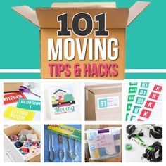 the cover of 101 moving tips and hacks