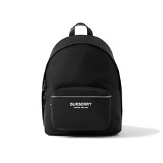 A1189 BURBERRY TECHNICAL FABRIC BACKPACK WITH LOGO Burberry Rucksack, Eco Friendly Backpack, Black Backpacks, Burberry Backpack, Burberry For Men, Fabric Backpack, Burberry Logo, Tech Backpack, Men In Black