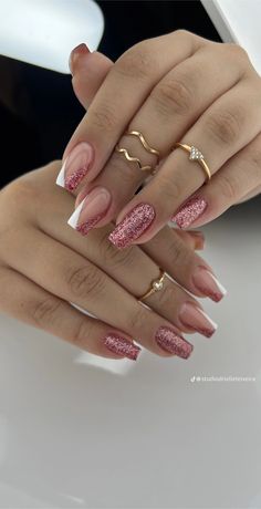 Nails Printemps, November Nails, Short Square Nails, White Acrylic Nails, Basic Nails, Blush Nails, Leopard Nails, Cute Gel Nails, Acrylic Nails Coffin Short