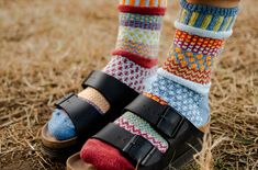 Colors in this sock: Orange, Sky Blue, Light Blue, Yellow-Green and Flame Red. Solmate Socks, Orange Sky, Recycled Yarn, 12th Man, Wool Socks, Shirt Accessories, Recycled Cotton, Crew Socks, Sales Gifts