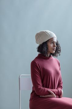 A handsome pattern you can adapt for anyone, the Furrow hat gives you options for four different design details to mix and match as you please. Knit it in Shelter, Ranch 01, or Quarry; choose a beanie fit or add height for a slouchy silhouette; split the garter brim or work it in the round; add a jolly top loop — or don’t. The rhythmic cable and moss-stitch motif is easy to memorize as you work up to the crown decreases. Worsted and chunky-weight versions are charted separately. Pair it with Fur Beanie Fits, Brooklyn Tweed, Cable Hat, Long Johns, Moss Stitch, Worsted Weight, Hat Pattern, Mix N Match, Mix And Match