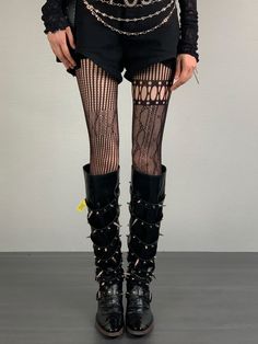 This price is for a pair of tights only, others are not included. Male Steampunk, Steampunk Fashion Female, Steampunk Fashion Male, Gothic Skirts, Patterned Tights, Detachable Collar, Sheer Tights, Black Butterfly, Skirt Socks