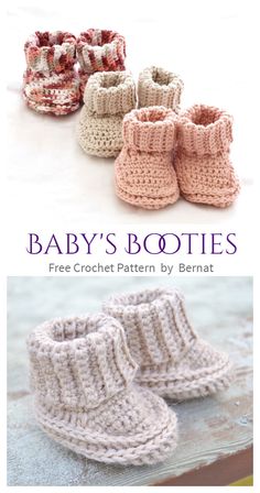 crochet rolled down booties for babies and toddlers are easy to make