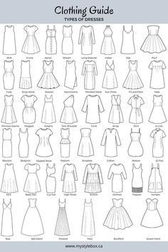 the sewing guide for women's dresses