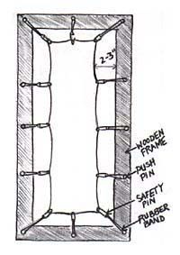 the diagram shows how to draw an open door with measurements for each section and where it is located