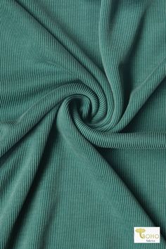 Mist Green, Cupro Rib Knit Fabric - Boho Fabrics - Cupro, Knit Fabric Boho Fabric, Eco Friendly Fashion, Ribbed Fabric, Rib Knit, Knitted Fabric, Green, Knitting, Fabric