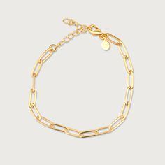 Experience the allure of gold with our exquisite paperclip chain bracelet, expertly crafted in premium 14K gold-plated copper. 100% free from nickel, lead, and cadmium. The bracelet is 16cm in Length with a 4cm extension chain. You can make the chain shorter still by clipping directly onto the paperclip links if needed. To preserve the paperclip chain bracelet's pristine condition, avoid exposure to chemicals and perfumes. With proper care, this stunning piece will be a cherished part of your co Trombone, Chain Link Bracelet, Paper Clip, Link Bracelets, Chain Bracelet, Chain Link, Chemicals, Jewelry Bracelets, Gold Plate