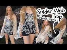 the spider web top crochet pattern is easy to make