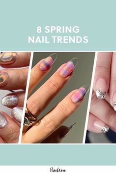 From bows to metallic details, here are the eight nail trends for spring 2024. Save these colors and styles for your next trip to the salon. Velvet Nails