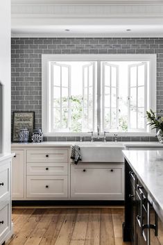 the kitchen is clean and ready to be used by someone in their home or business