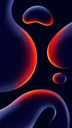 an abstract background with red and blue shapes