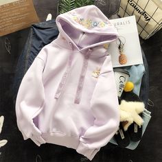 Sweet Rabbit Flowers Hoodie PN1890 ●Size: Length 54 cm,bust 98 cm,shoulder 51 cm,sleeve 52 cm. ●Material:cotton ●About Shipping: We attach great importance to the orders of each customer and parcel delivery. 1.Processing time: 2-3 business days. 2.Shipping time: 10-15 business days to US, please allow 3-4 weeks shipping to other country.(Shipping times can be affected by variable customs clearance times or public holidays.) Cute Hooded Cotton Sweater, Cute Cotton Hooded Sweatshirt, Cute Cotton Hoodie For Winter, Cute Cotton Winter Hoodie, Cute Cotton Hooded Hoodie, Cute Long Sleeve Hooded Jacket For Spring, Cute Long Sleeve Cotton Hooded Jacket, Cute Cotton Hooded Jacket With Long Sleeves, Purple Hooded Cotton Outerwear