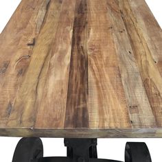 Reclaimed Wood Table Top 80x40 2.25 - Rustic Natural - Rustic Deco Incorporated Industrial Trolley, Reclaimed Wood Table Top, Trolley Table, Mobile Kitchen Island, Wood Slab Table, Pub Tables, Reclaimed Wood Table, Oak Planks, Wood Table Top