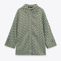 FREE SHIPPING ON ALL ORDERS OVER $50 | 100% SATISFACTION GUARANTEED Click "ADD TO CART" To Get Yours Now | Up To 60% OFF ✨ Looking for a new statement piece? Look no further! Introducing Arimonz new and fashionable geometric pattern print long-sleeved button-down shirt for women. Perfect for work and play. The geometric print adds visual detail, while the long sleeves and button cuffs lend it a polished look. Layer it under a sweater or vest for extra warmth, or wear it by itself to show off you Casual Long Sleeve Shirt With Geometric Pattern, Trendy Long Sleeve Tops With Geometric Pattern, Multicolor Long Sleeve Shirt For Work, Multicolor Long Sleeve Tops With Button Cuffs, Multicolor Long Sleeve Workwear Shirt, Trendy Long Sleeve Patterned Blouse, Trendy Patterned Long Sleeve Blouse, Long Sleeve Graphic Print Workwear Blouse, Graphic Print Button-up Blouse For Fall